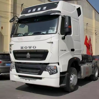 6X4 430HP 트랙터 트럭 Sinotruk HOWO A7 T7 자동 변속기 트랙터 헤드 1