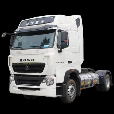 HOWO A7 T7 LNG CNG 트랙터 트럭 유로3 1 년 판매 후 서비스 사용자 정의