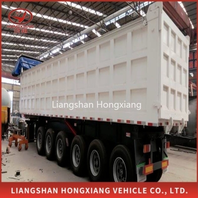 13t Axle Rear Dump Trailer 3 Axles 40 Ton Tipper Semi Truck Tipping Trailer 덤퍼 트레일러