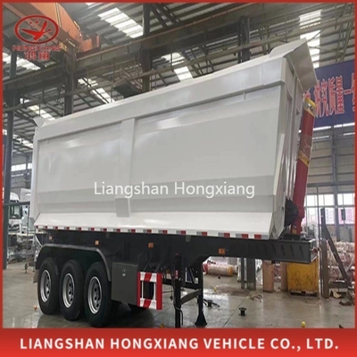 13t Axle Rear Dump Trailer 3 Axles 40 Ton Tipper Semi Truck Tipping Trailer 덤퍼 트레일러