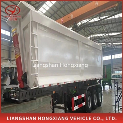 13t Axle Rear Dump Trailer 3 Axles 40 Ton Tipper Semi Truck Tipping Trailer 덤퍼 트레일러