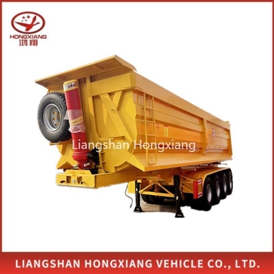 13t Axle Rear Dump Trailer 3 Axles 40 Ton Tipper Semi Truck Tipping Trailer 덤퍼 트레일러