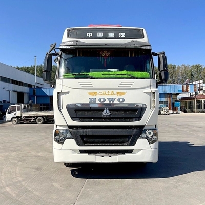 6×4 드라이브 휠 Sinotruk HOWO T7 CNG 트랙터 트럭 및 1 년 판매 후 서비스