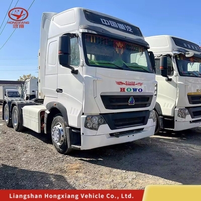시노트루크 HOWO T7 6X4 40tons 420HP 세그먼트 무거운 트럭 좌석 ≤5에 대한 무거운 트랙터 트럭