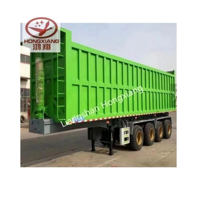 60톤 40FT 평면 반 트레일러 12r22.5 타이어 및 중용 철강 구조