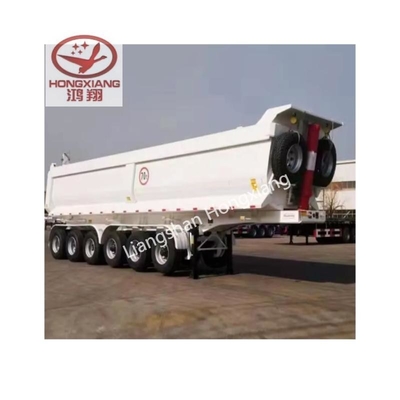 60톤 40FT 평면 반 트레일러 12r22.5 타이어 및 중용 철강 구조