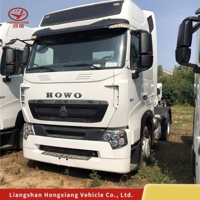GCC 인증 HOWO T7 LNG CNG 캐스케드 트레일러 트랙터 트럭 엔진 용량&gt;8L