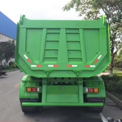 25cbm 32cbm 8 톤 트레일러 끝 후방 덤퍼 반 트럭 13500X3000X1550 mm 크기
