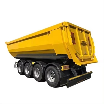 25cbm 32cbm 8 톤 트레일러 끝 후방 덤퍼 반 트럭 13500X3000X1550 mm 크기
