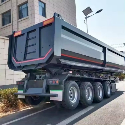 U형 수압 곡물 트럭 후속차 덤핑 후면 덤핑 팅퍼 반 트럭 트럭 트레일러
