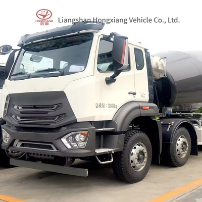 8X4 샤크만 콘크리트 믹서 트럭 수동 창문과 최대 구마력 300-400hp