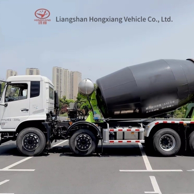 HOWO 375HP 6X4 흰색 아프리카 시장용 콘크리트 믹서 트럭