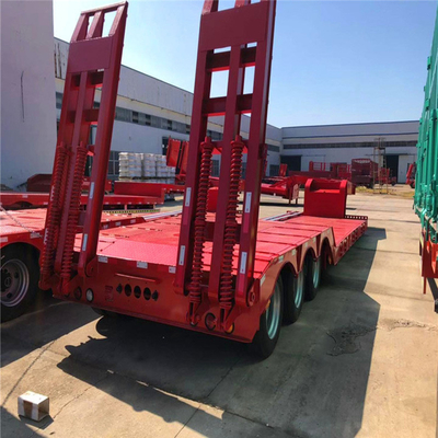 2240mm 레이드 중량용 30t 부하용 삼축 평면 반 트레일러