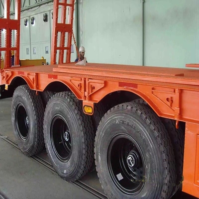 2240mm 레이드 중량 하부 베드 반 트레일러 3 축 4 축 18 미터 40FT 40톤 60톤