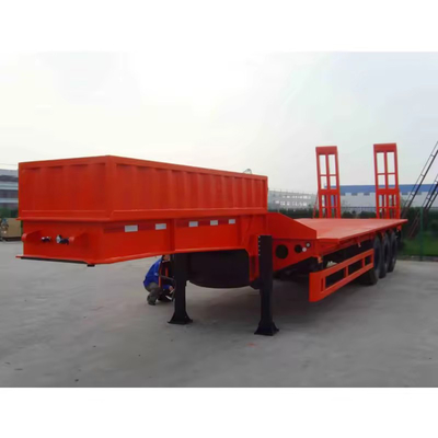 2240mm 레이드 중량 하부 베드 반 트레일러 3 축 4 축 18 미터 40FT 40톤 60톤