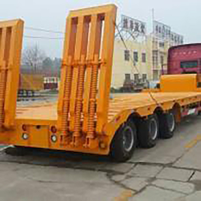 2240mm 레이드 중량 하부 베드 반 트레일러 3 축 4 축 18 미터 40FT 40톤 60톤