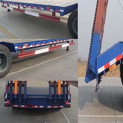 2.3 Axle Gooseneck ABS 안티블럭 제동 시스템 없이 사용 된 로보이 로브 베드 트레일러