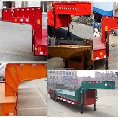 2.3 Axle Gooseneck ABS 안티블럭 제동 시스템 없이 사용 된 로보이 로브 베드 트레일러