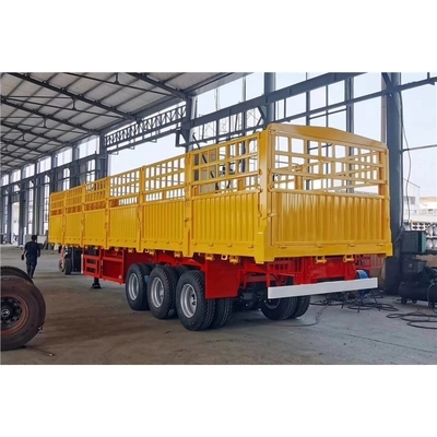 자부장 40FT 12m 12.5m 40ton 울타리 화물 반 트럭 트레일러 3 축 측면 벽과 함께