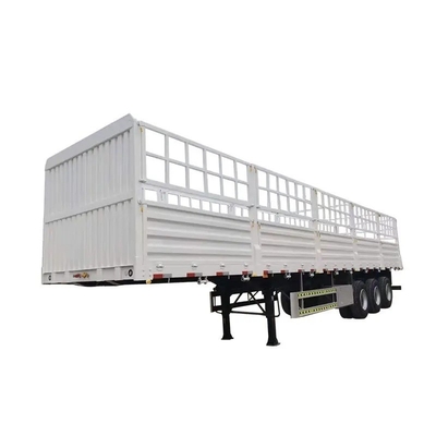 자부장 40FT 12m 12.5m 40ton 울타리 화물 반 트럭 트레일러 3 축 측면 벽과 함께