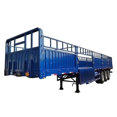 자부장 40FT 12m 12.5m 40ton 울타리 화물 반 트럭 트레일러 3 축 측면 벽과 함께