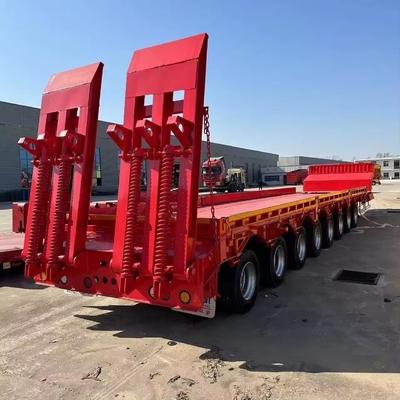 커스터마이징 구조 20t 평면 반 트레일러 트럭 트레일러 11.22.5 발판 1820mm