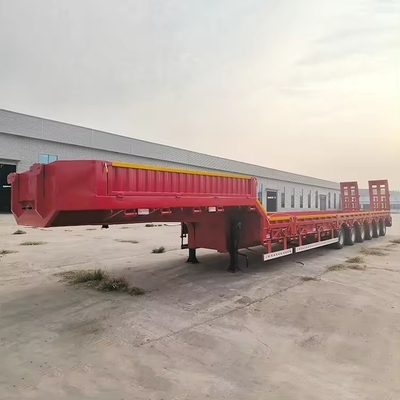 커스터마이징 구조 20t 평면 반 트레일러 트럭 트레일러 11.22.5 발판 1820mm