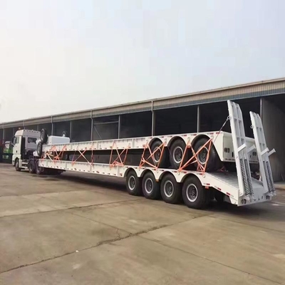 3 4 5 Axles Lowbed Truck Semi Trailer 와이번 타입 디자인 및 1820mm의 레이더