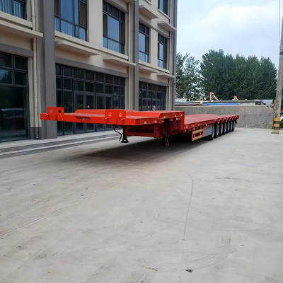 3 축 60t 로브보이 트레일러 트레일러 2240mm 착륙 다리 반 트레일러 운송 수동