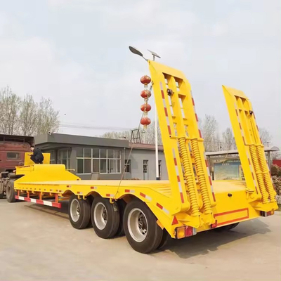 13t Axle 카자흐스탄의 Shengrun 3 4-Axis 낮은 침대 반 트레일러 고객 서비스 상담