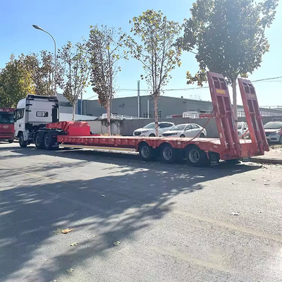 13t Axle 카자흐스탄의 Shengrun 3 4-Axis 낮은 침대 반 트레일러 고객 서비스 상담