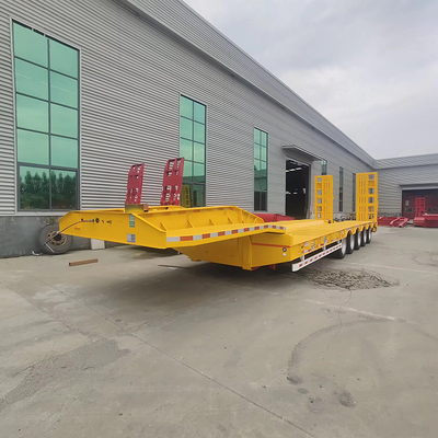 13t Axle 카자흐스탄의 Shengrun 3 4-Axis 낮은 침대 반 트레일러 고객 서비스 상담