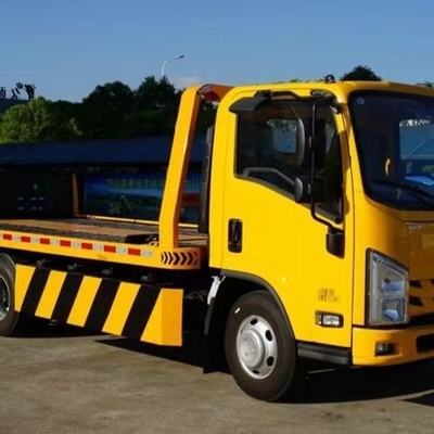 키르기스스탄용 3톤 가벼운 I-수즈 Kv100 4X2 슬라이드 평면 침상 복원 류트럭