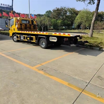 4*2 Wrecker 도로 블록 평면 화물 럭 온라인 기술 지원 및 시장