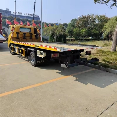 4*2 Wrecker 도로 블록 평면 화물 럭 온라인 기술 지원 및 시장