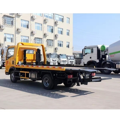 디젤 연료로 25t 아래 승강기 Wrecker 트럭 4X2 평면 침대 복구 트럭