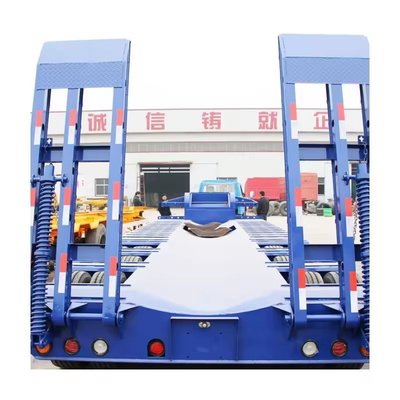 12PCS 트위스트 잠금과 1820mm 발판을 가진 40FT 평면 트럭 트레일러