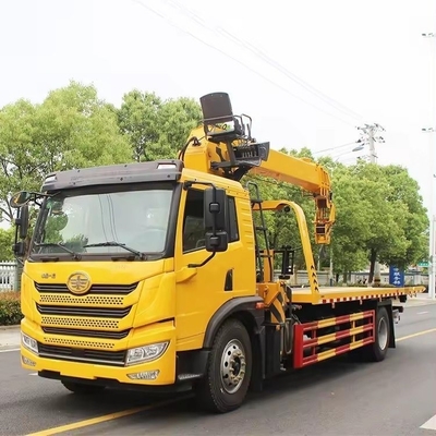디젤 연료로 25t 아래 승강기 Wrecker 트럭 4X2 평면 침대 복구 트럭