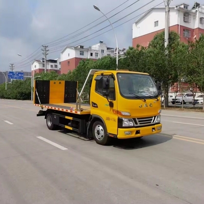 디젤 연료로 25t 아래 승강기 Wrecker 트럭 4X2 평면 침대 복구 트럭