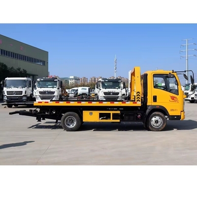 FAW 13tons 롤링 Wrecker 평면 침대 복구 트럭 온라인 기술 지원