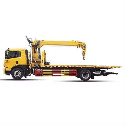FAW 13tons 롤링 Wrecker 평면 침대 복구 트럭 온라인 기술 지원