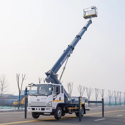 커스터마이징 22m 4X2 망원경 붐 공기 작업 플랫폼 트럭 차량 커스터마이징