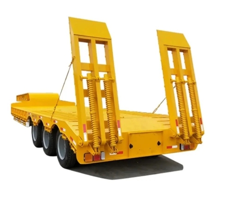 중량 50t-60t 3/4 Axles 저기 / 낮은 갑판 / 플랫폼 / 발굴기 운송용 로더