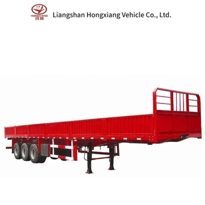 40FT 화물 운송 반 트레일러 3 축 톱니 1820mm 5.5 톤