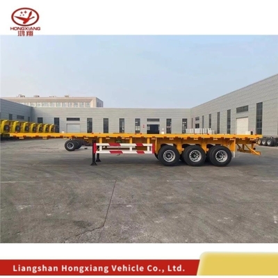 1820mm 레이드 ABS 안티블록 브레이킹 시스템 20FT 40FT 스켈레톤 컨테이너 반 트레일러