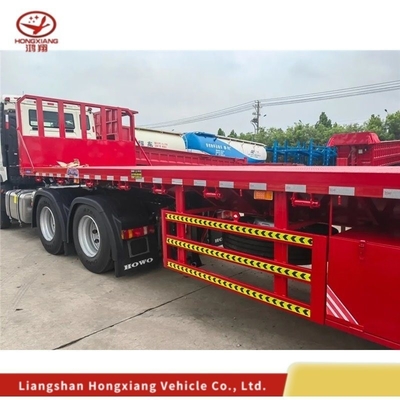 1820mm 레이드 ABS 안티블록 브레이킹 시스템 20FT 40FT 스켈레톤 컨테이너 반 트레일러