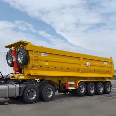 EHL9400TPB 40FT 평면 반 트레일러 2 3 축 컨테이너 반 트레일러 타이어 번호 812.16