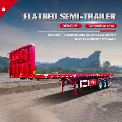 크로스 팔 타입 서스펜션 시스템 Cimc Huajun Shipping Container 스켈레톤 반트레일러