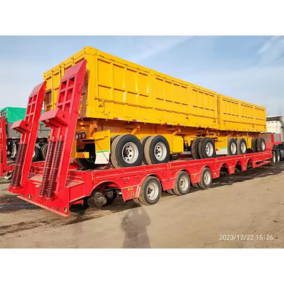 크로스 팔 타입 서스펜션 시스템 Cimc Huajun Shipping Container 스켈레톤 반트레일러