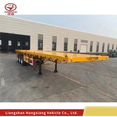 커스터마이징 40FT 무거운 골격 트레일러 차시 평면 침대 컨테이너 골격 반 트레일러